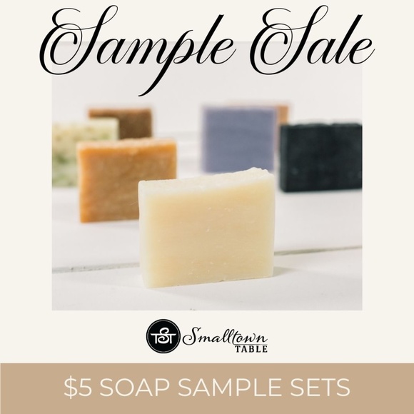 SOAP SAMPLE SALE Handmade Organic Soap Bars - Picture 1 of 3